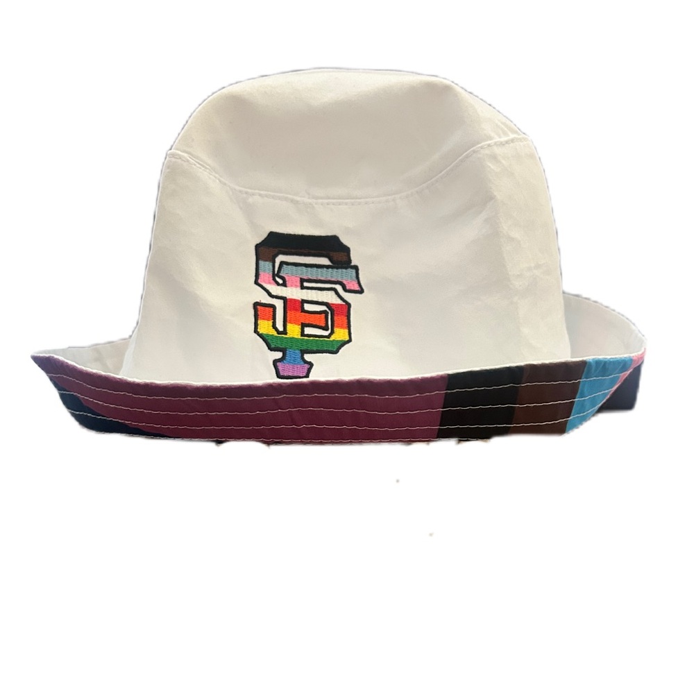SF Giants Pride  Bucket Hat with Embroidered Logo